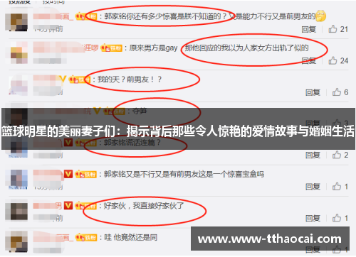 篮球明星的美丽妻子们：揭示背后那些令人惊艳的爱情故事与婚姻生活